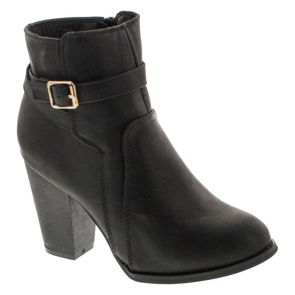 Top Moda DEMO-6 Black Womens boots 9 NEW